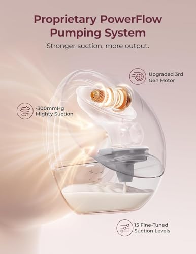 image for Momcozy Breast Pump Hands Free Upgraded Mobile Flow | M9, App Discreet