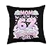 Mom 67 Meme Birthday 7 Years Old Watercolor Pastel Rainbow Throw Pillow