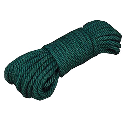 Cuerda de yute verde oscuro de 8 mm de grosor: la solución ideal para tus manualidades rústicas 2