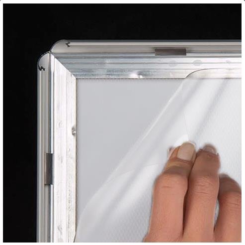 15mm A2 Größe Profil Gehrung - Silber eloxiert mit Ecken auf Gehrung (A2 - 15 MM - Packung mit 1) - 15mm A2 Size Profile Mitred Corners - Silver anodised finish with mitred corners (A2 - 15 MM - Pack of 1)