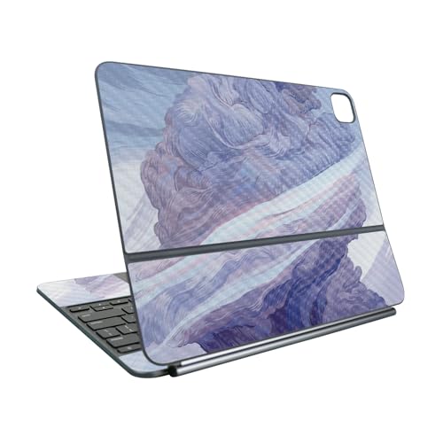 Carbon Fiber Phone Skin Compatible with Apple Magic Keyboard for iPad Pro 13" (M5) 2025 - Whirlwind - Premium 3M Vinyl Protective Wrap Decal Cover - Easy to Apply | Crafted in The USA by MightySkins by Vision Signs & Graphics - Used condition - US$25.63
