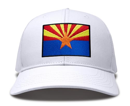 Image of International Tie State Hat for Men and Women, Adjustable Snapback Trucker Baseball Cap with Embroidered Patch