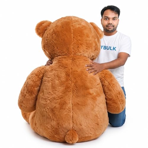 Image of 6.5 Feet Giant Teddy Bear (78 Inch, Brown) | Big Size Soft Toy for Girlfriend, Valentine's Day, Anniversary, Wedding Gift | Premium Hugging Plush Teddy Bear