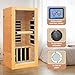 Lamar Indoor Sauna for Home, Low EMF Far Infrared Saunas with Red Light Therapy for 1 Person, 10-Color Light, Bluetooth Speakers, 5 Heating Plates
