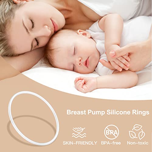 Fisroa Wearable Breast Pump Silicone Rings 5Pcs Compatible With S9/S12 Wearable Breast Pump. Breast Pump Silicone Rings Accessories #TOP3