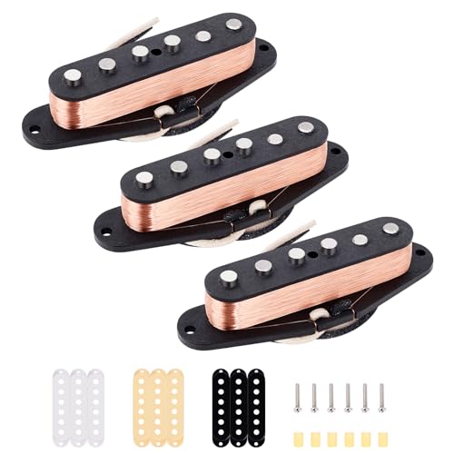 Micros hybrides Alnico 5 et Alnico 2 Banworks avec plots étagés 52,39 mm SSS