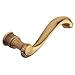 Baldwin 5104.RMR Single Right Hand Estate Lever Minus Rosettes