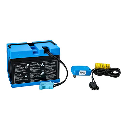 JONATURE 12V 12AH Battery + 12 Volt Charger Combo Kit for Peg Perego Polaris RZR 900 John-Deere Gator XUV Children Ride On Car