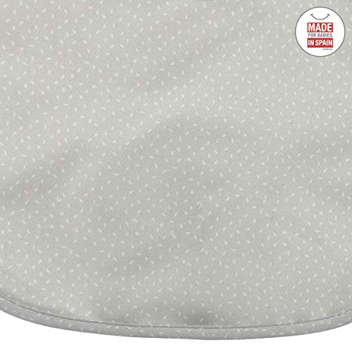 Cambrass Square Bib Velcro Sky Grey/Rain 20X26 Cm, 20 X 26 Cm - Image 3
