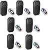 Alarma para bicicleta 7 piezas, alarmas para bicicletas eléctricas, alarma para bicicleta, alarma para motocicleta con sensor de vibración y movimiento, seguridad para ciclismo, 113db súper fuerte, IP65 a prueba de agua, volumen y sensibilidad ajustables 2