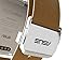 ASUS Smartwatch - Silver & Brown Leather