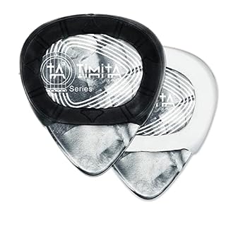 Mojo Grip Lot de 2 médiators en caoutchouc amovible pour guitare acoustique, basse, guitare électrique, ukulélé… - Les Beatles, Paul McCartney, John Lennon, RIngo Starr, George Harrison