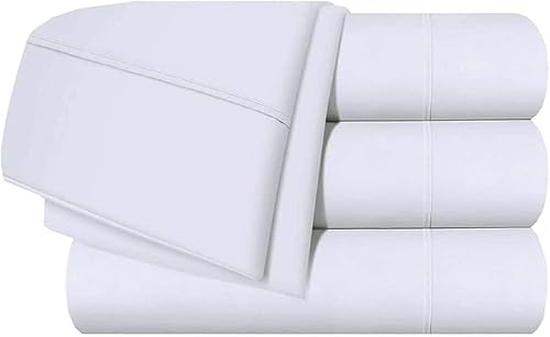 Miniatura 3 de RECCI Juego de sábanas de 5 piezas para cama ajustable, 100% algodón egipcio, bolsillo profundo de 16 pulgadas de profundidad de 1000 hilos, tamaño