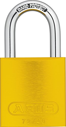 ABUS Yellow 72/40 Lockout Tagout Padlock w/ 1