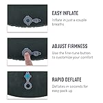 Sea to Summit Aeros Ultralight Inflatable Camping and Travel Pillow, Regular (14.2 x 10.2) Grey - Image 3