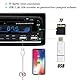 Autoradio mit Bluetooth Freisprecheinrichtung und Lenkrad-Fernbedienung, 1 DIN Autoradio MP3 Player/FM Radio, 2 USB Anschlüsse für Musikspielen und Aufladen