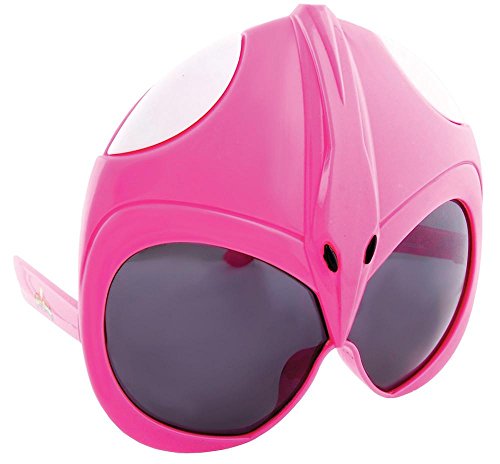 Sunstaches Mighty Morphin' Power Rangers Pink Power Ranger Sunglasses, Party Favors, UV400