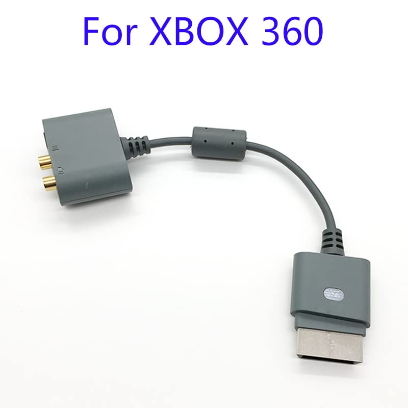 [Części do gier wideo] 5 sztuk dla linii audio XBOX 360 dużo RCA Toslink optyczny adapter do kabla Audio na konsolę Xbox 360 [Wymień]