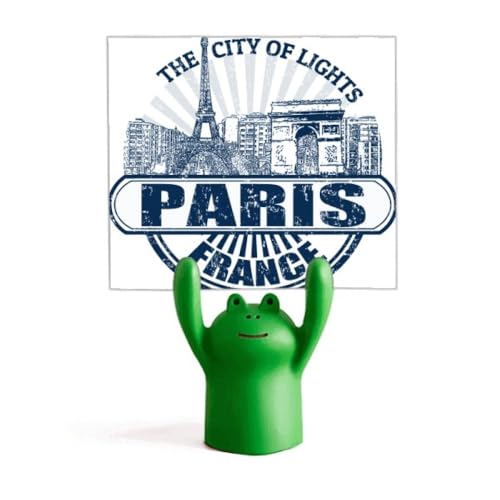 Porte-photo Paris et grenouille pour décorer une chambre d'enfant ou un meuble de salon