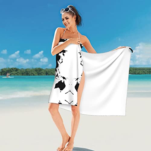 Koolr World Map Printing Bath Towels Beach Towel High Absorbent Quick-Dry,For Bathroom,Pool,Gym,Yoga,Camp #TOP7