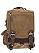 JIAO MIAO Canvas Shoulder Backpack Travel Rucksack Sling Bag Cross Body Messenger Bag,180308-Coffee