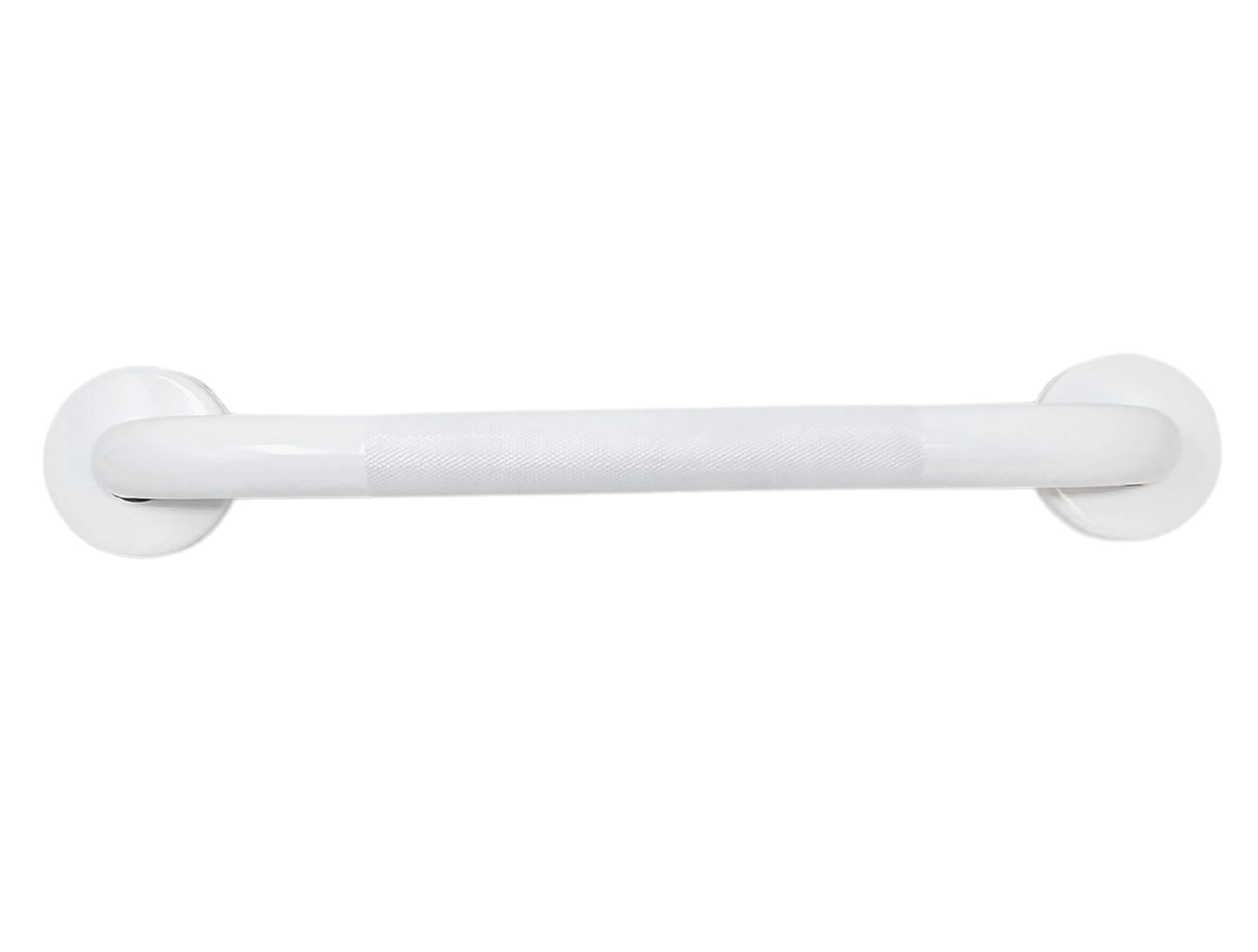 CSI Bathware Knurled Grab Bar Bath 36",1.50" Diameter Powder White