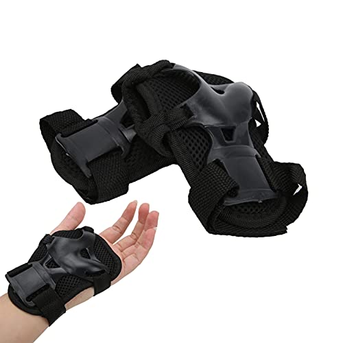 Conjunto de equipamentos de proteção para patins com rodas, joelheiras confortáveis ​​kit de proteçã
