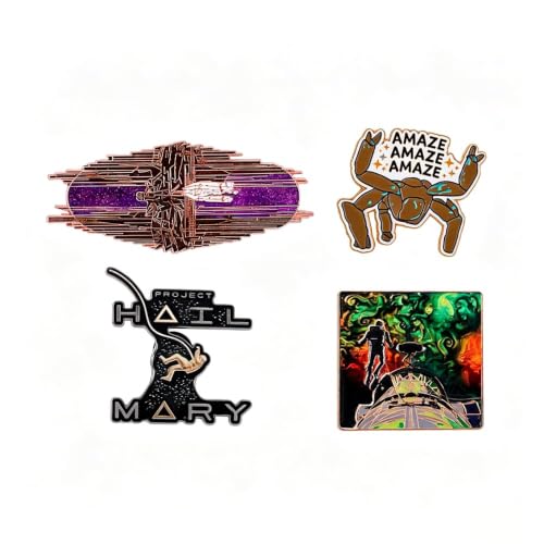 Image of Enamel Pins Set Sci-Fi Gift for Men Women