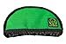 Disc Raptor - The Original Disc Golf Cleaning Tool with Microfiber & Turf | Flying Disc Golf Towel Accessories & Equipment | Patented Design (Emerald-Gray)