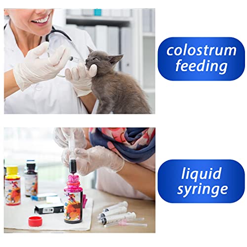 20 pack 1ml syringe with cap for liquid 1cc plastic small syringes with cover non-sterile no needle