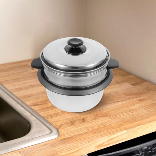 Recipiente de 2l TOYANDONA para ollas electricas: cocina al vapor recetas sanas en casa 7