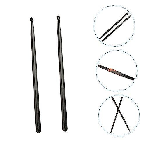 Baquetas BESPORTBLE, 1 par, mango de nailon, para principiantes y profesionales, ligeras para práctica, para diversos instrumentos miniatura 5