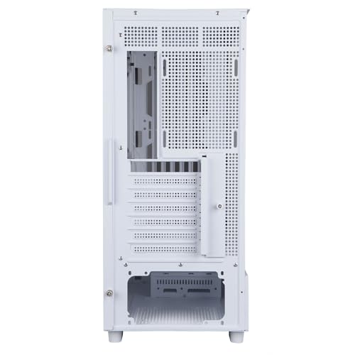 Chasis PC gaming D2 Mid Tower dual chamber con panel lateral de cristal templado 6