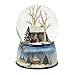 The San Francisco Music Box Company Winter Cottage with Carolers Snow Globe