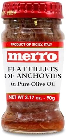 Merro Flats Fillets of Anchovies in Pure Olive Oil