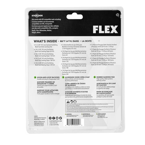 Image of FLEX 41-Piece Oscillating Tool Sanding Project Set - FAM40003-41