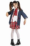  Disfraz Colegiala Zombie Talla 5-6 Años Tamaño Infantil