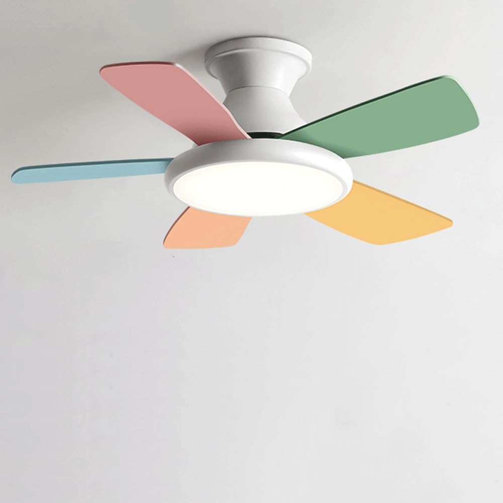 36In Ceiling Fans With Lights Modern Flush Mount Ceiling Fan With Lamps Low Profile Ceiling Fan With 6 Speeds Fans Lighting With Reversible 5 ABS Blades Ceiling Fans Fixture Indoor/Outdoor Use