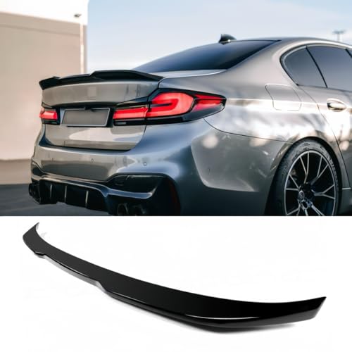 Oasiland Rear Trunk Spoiler Compatible with BMW G30 5 Series & F90 M5 2017–2023, Duckbill High Kick Wing Lip Fits 530i 530e 540i 540d M550i M5 (Glossy Black)