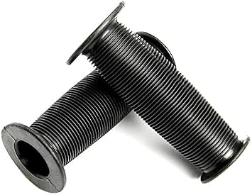 CYCLEZ Kids Bicycle Handlebar Grips Mushroom Bike Grips BMX for Toddler Bikes/Kids Bikes, Boys and Girls Bikes, Black or Pink - Made in Taiwan