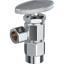 PROFLO PFXAV32C 1/2" x 3/8" Multi Turn Angle Supply Stop - Chrome