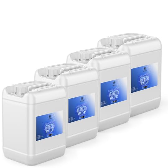Deionized Water - 4 x 5 Gallon Pails - Ultra-Pure, Conductive-Free Solution for Sensitive Laboratory and Electronics Applications