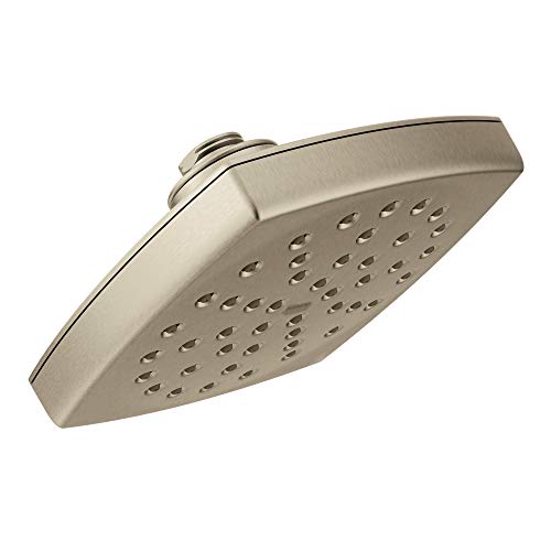 60% Off Discount Moen S6365EPBN Voss 6" Single-Function Eco-Performance Rainshower Showerhead with Immersion Technology, Brushed Nickel