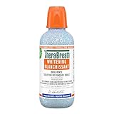 TheraBreath Whitening Oral Rinse, Helps Remove Stains & Prevent Future Staining. Alcohol-Free & Dye-Free Mouthwash, Certified Vegan, Halal, Kosher & Gluten-Free. Dazzling Mint, 473ml (Pack of 1)