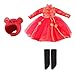 #N/A Vêtements de Poupée pour Enfants pour Poupées BJD 30cm 1/6 12 "à 36cm 14" - Nouvel an Chinois