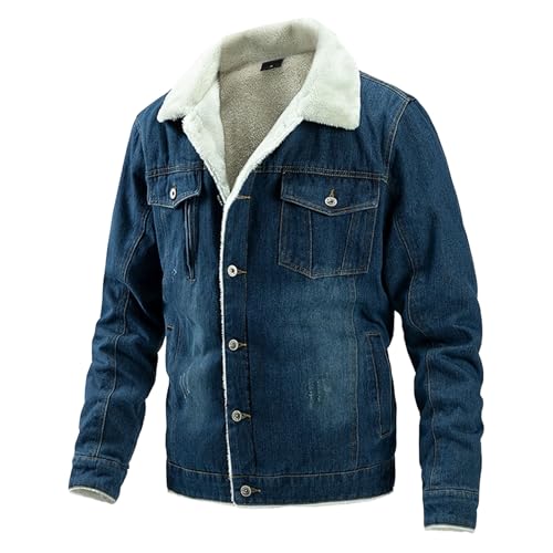 Veste velours côtelé doublé Sherpa DGKaxiyaHM veste chaude avec col en fourrure amovible