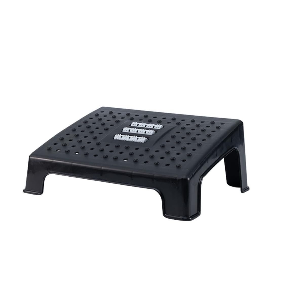 Tabouret de massage pieds noir en plastique PP antidérapant pour bureau