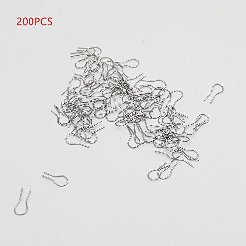 High Temperature Resistance Tungsten Wire Hanging Firing Hook Jump Rings Pottery Ornament Hanger U Shape Hooks (200PCS)