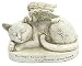 Bellaa 29684 Cat Angel Pet Memorial Grave Marker Tribute Statue 10 Inch Polyresin Stone Finish Sympathy