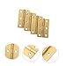 Healeved 16pcs Box Hinges Small Industrial Piano Hinges Heavy Duty Folding for Cabinet Craft Projects
